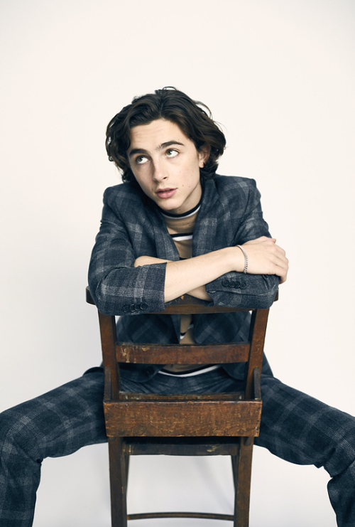 Timothee Chalamet by Billy Kidd for GQ, 2017