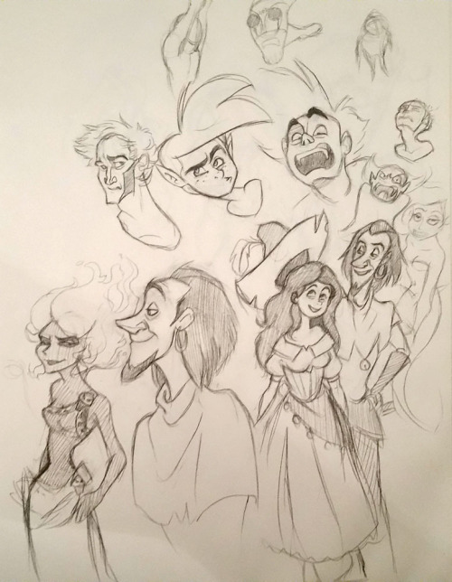 Sketches from my favorite fandoms <3