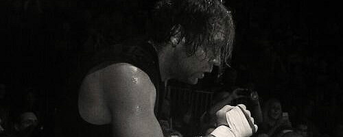 fyeahambrose:   dean ambrose, RAW live show July 13th 2013.    