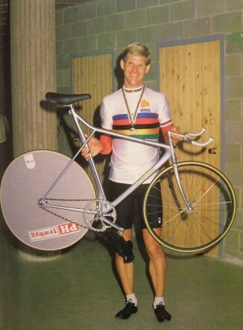 cinellibikes:  Hans-Henrik Oersted / 1984 world championships / Cinelli Laser Air (made with Columbu