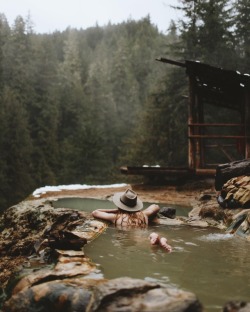 kodiakstag:  Sat in some hot springs listening