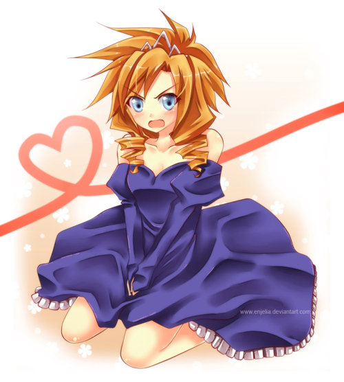 cloudstrife-appreciation: eatssteakwithhersteak:  Miss Cloud Strifeby enjelia  LOL at the stamp on t