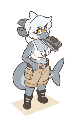 slightlysimian:  a short sharko for shark