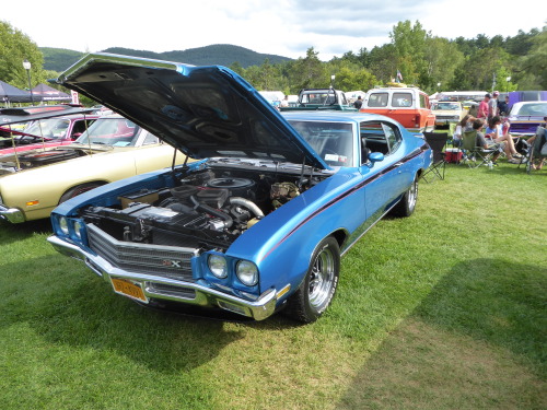 Buick GSX, an uncharacteristically noisy car from a usually understated brand.