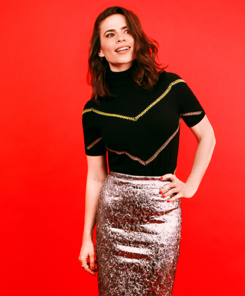 peggyscarter:Hayley Atwell(© photographed by Joshua Pestka for Bustle Magazine)