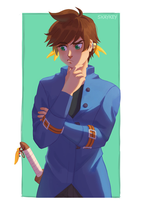 I did another commission for @treya-barton ♥This time it’s Sorey in colors   