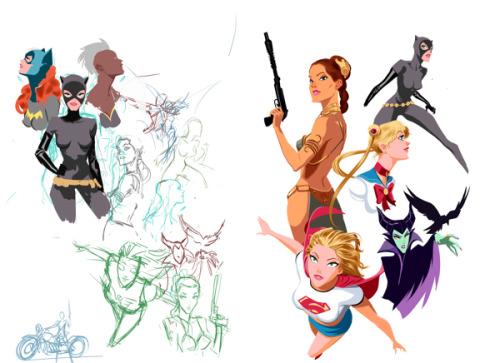 fuen:  COMIC LADIES | Dan Mora 