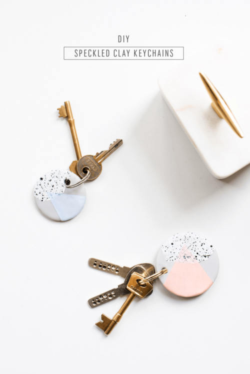 Speckled Key Chains | Sugar &amp; ClothOver Christmas, like every year, I hunted for bargains in the