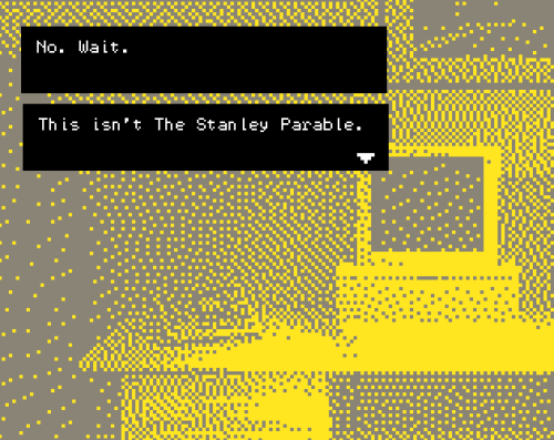 In This Month's Bitsy Adventure I Made A Game That's Definitely Not The Stanley Parable