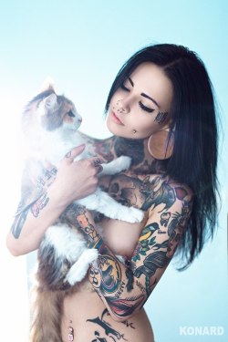 ink-paradise:  Cats & Tattoos ❤💋😍