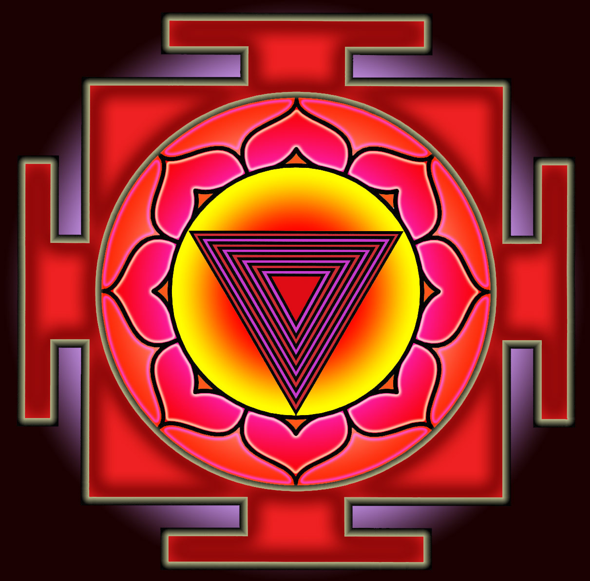 noise-vs-signal:  Yantras for the “Mahavidyas” (”Great Wisdom”) Goddesses.
