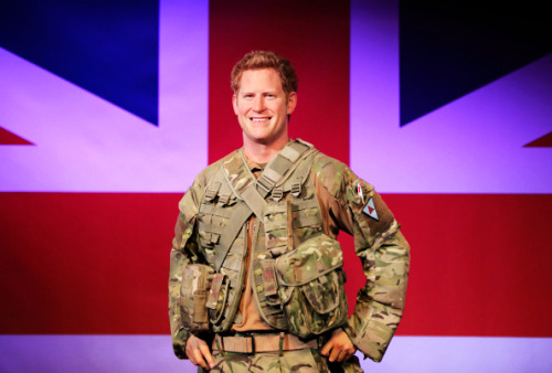 katemids:  A new wax figure of Prince Harry is unveiled at Madame Tussauds on September 9, 2014 in L