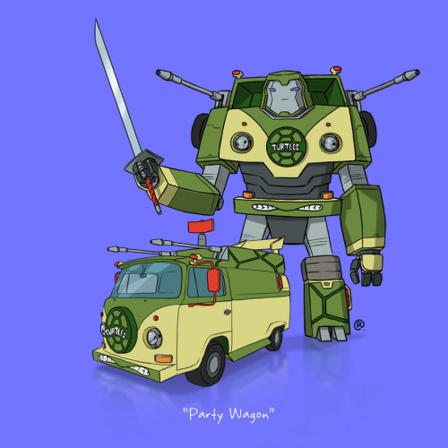 xombiedirge:  If They Could Transform by Darren Rawlings / Blog / Tumblr
