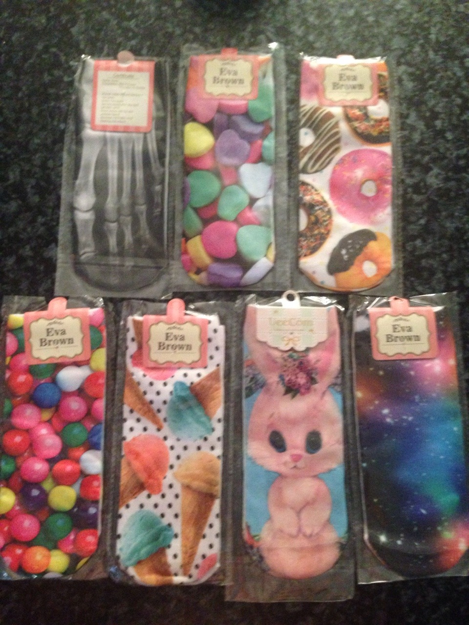 My recent sock frenzy!! 4pairs   doubles not featured&hellip; Let me know if