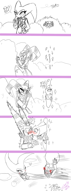 shilumi:  bueno una amiga me dijo que intentara hacer un comic de 5 cuadros… no soy muy buena haciendo comic pero me divertí mucho dibujando esto xDmi primer intento ;w; me quedo gustando! intentare hacer mas