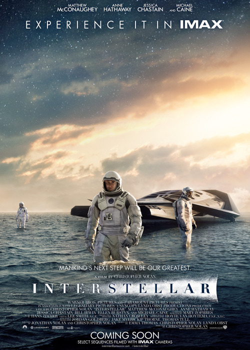 sci-universe:The space epic “Interstellar”, directed by Christopher Nolan(!), will premiere next wee