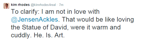 wincechesters:that other, other time we were all kim rhodes. (x) (x) 