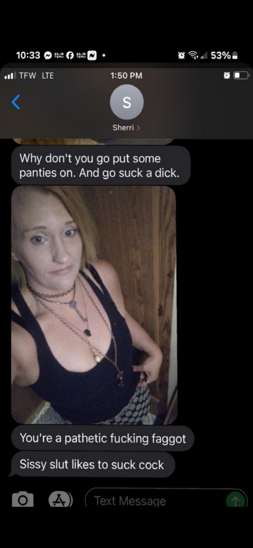 I Love When My Ex Wife Calls Me Faggot 