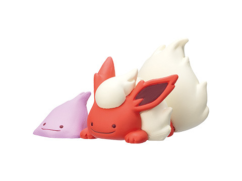 zombiemiki:A third batch of Ditto Transform gacha figures, featuring some of the Eeveelutions, will 