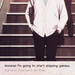 ukaku-deactivated20230121:     Kuroko no Basket NG #6  ➝ Kuroko ignores Aomine’s