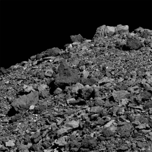 2019 May 24 Boulders on Bennu Image Credit: NASA, Goddard Space Flight Center, University of Arizona