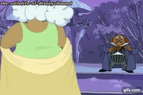 the-suitelife-of-disneychannel:  When Suga Mama was trying to seduce the evil scientist in The Proud Family Movie