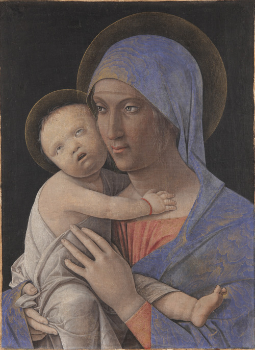 Madonna with Child, by Andrea Mantegna, Accademia Carrara, Bergamo.