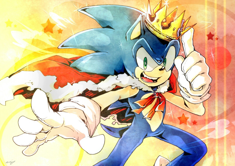 aimf0324:  【SONIC：０６２３】 赤いマントで華やかに、 金の王冠で夢を魅せる。