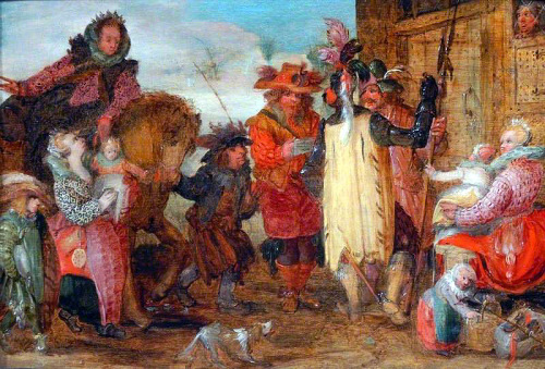 Joanna of Flanders Freeing Prisoners David Vinckboons, 1605