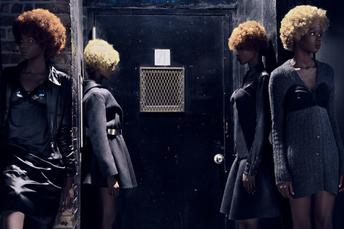 fromobscuretodemure: Hawa Diawara, Sigail Currie, Honorine Uwera and Atong Arjok by Steven Klein for