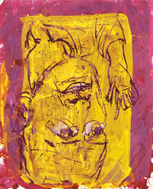 Georg Baselitz - Selbstportrat, Dummkopf, 1997