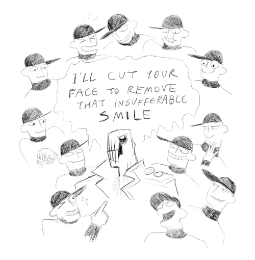 The Batter?? Smiling Insufferably??