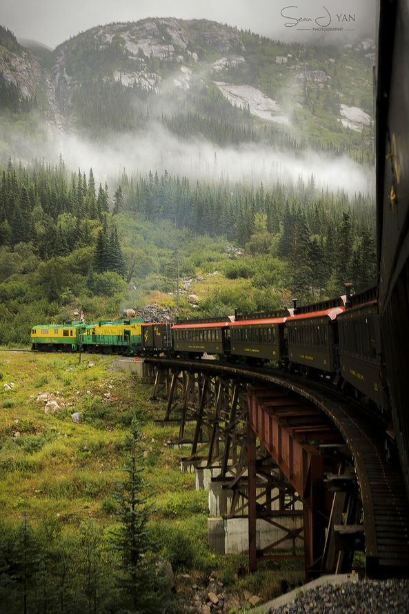 bluepueblo:  Mountain Rail, Yukon, Alaska photo via downriver 