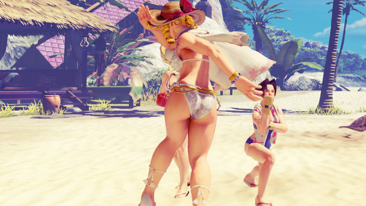 gameswithgreatbutts:  Character: Karin Kanzuki (Swimsuit) Game: Street Fighter V