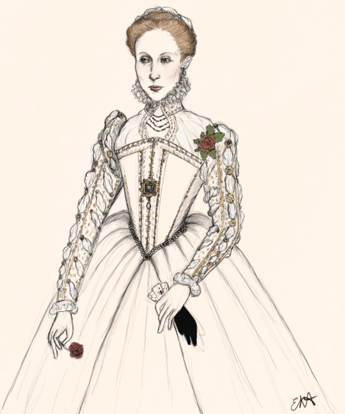 Tudor Week, Day 1: Favorite Tudor MonarchQueen Elizabeth I (1533 - 1603)I grieve and dare not show m