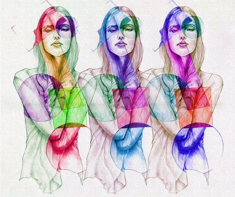 cross-connect:  Ballpoint pen drawings by Ler Huang illustrator from Taiwan.  
