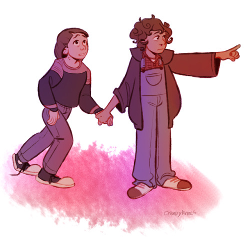 creepyknees:i’m writing a big fic that includes this but i drew it too because it’s just that import