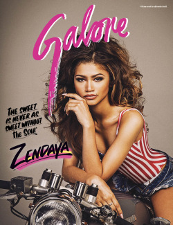 valdaya-dalena:  Zendaya’s Cover for Galore Magazine. 