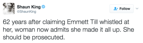 the-movemnt:White woman at the center of Emmett Till’s murder admits she liedFor decades, the story 