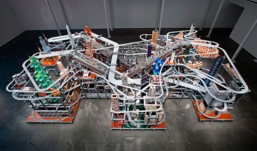 likeafieldmouse:Chris Burden - Metropolis II (2010)&ldquo;Chris Burden’s epic kinetic sculpture is a