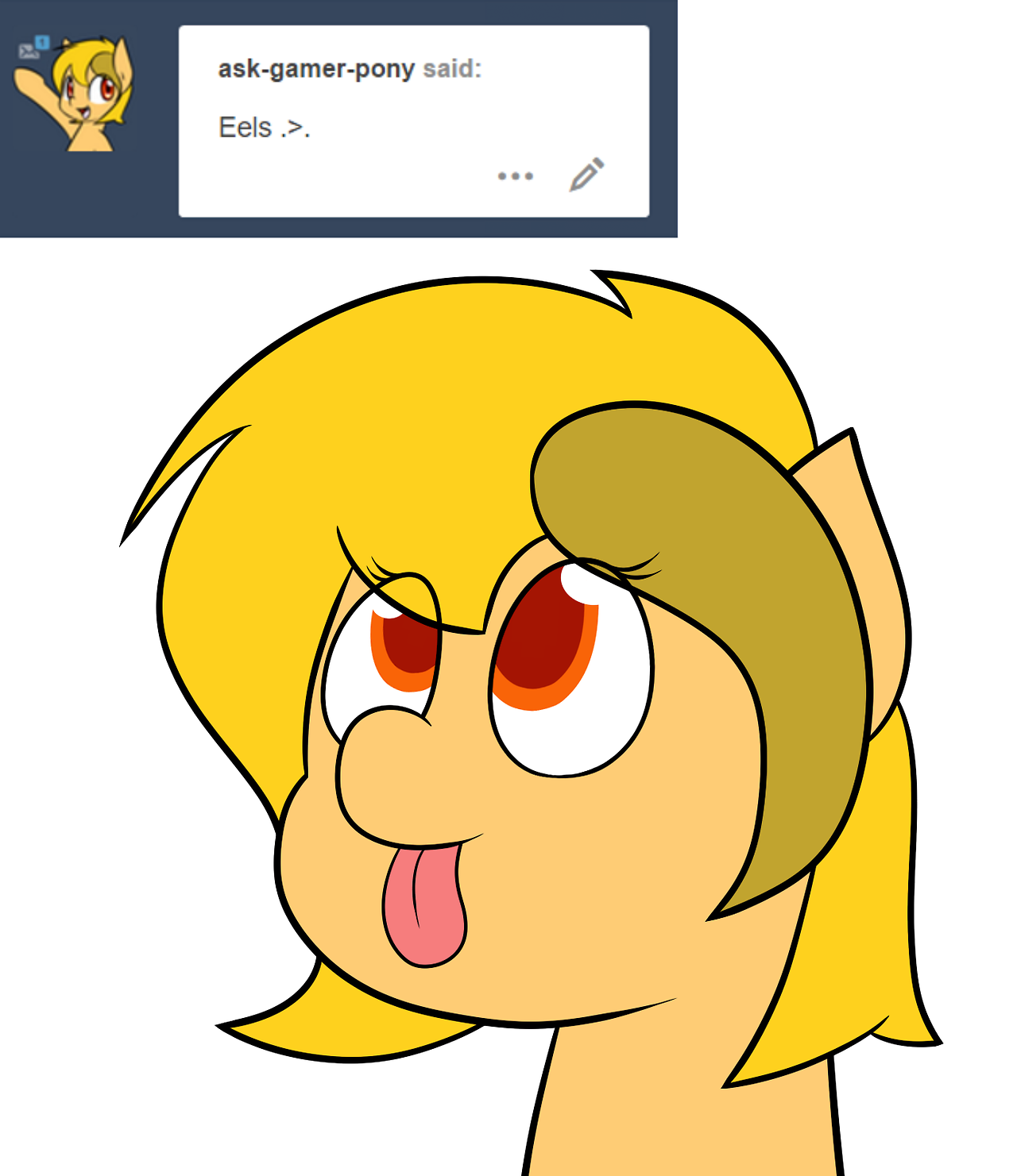 ask-hyperbrony: “I DON’T UNDERSTAND” @ask-gamer-pony  xP