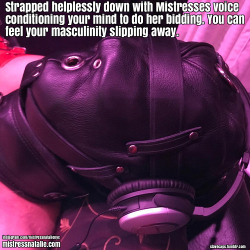 mariskasissymaid: slavecaps: mistressnatalie.comslave captions chastity sissy bodymod body mod breas