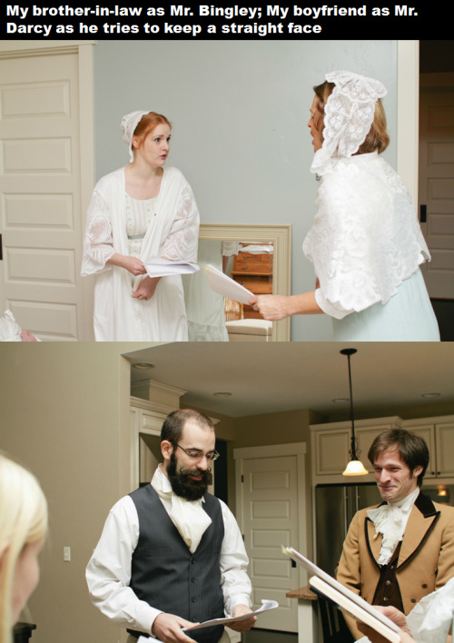 thestraggletag:seiphirai:A Surprise Pride and Prejudice Engagement(Note: This isn’t me)See? Th