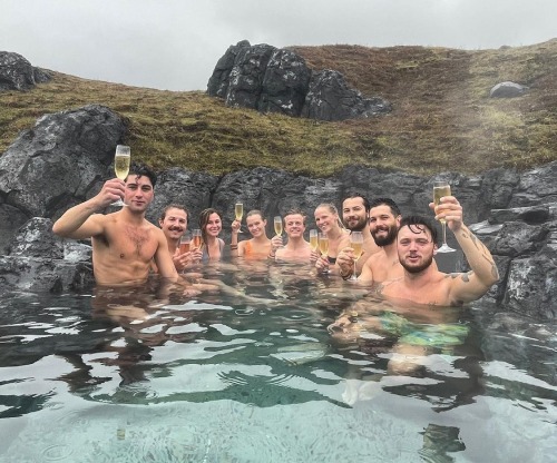 Josephine Skriver & more in Iceland via Nash’s Instagram. (June 25, 2021)