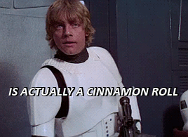 hero-with-fear:Star Wars: Original Trilogy + Cinnamon Roll Meme [insp.]
