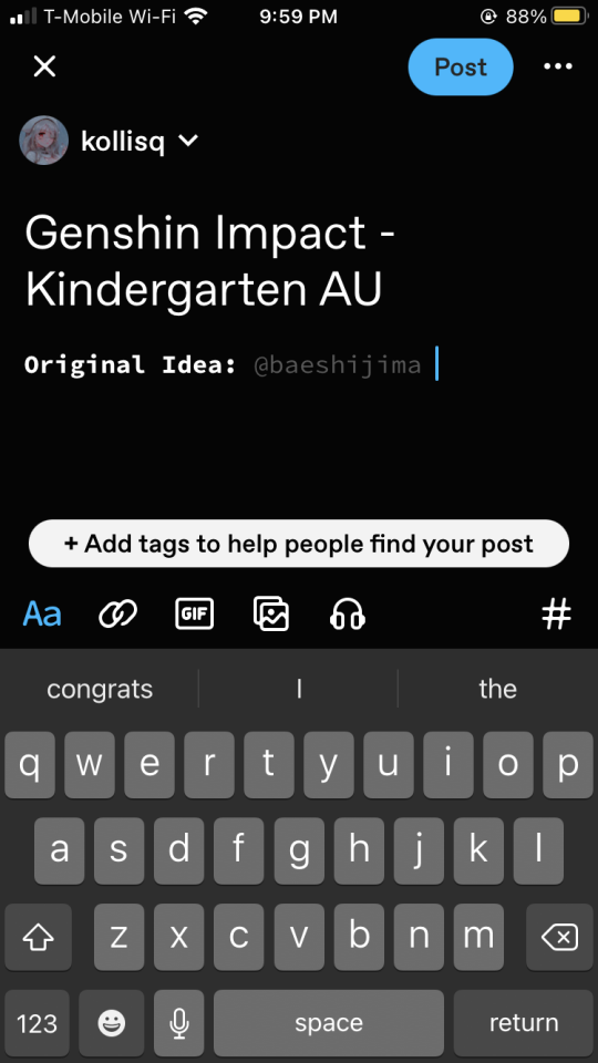 @baeshijima Yeah, I’m Doing It
