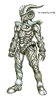 crazy-monster-design:  Goat Orphnochfrom Kamen Rider 555, 2003. Designed by Tamotsu Shinohara.(CHECK THE OTHER CRAZY MONSTERS: crazy-monster-design.tumblr.com)
