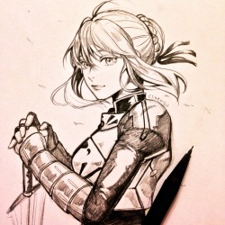 clivenzu:Saber sketch