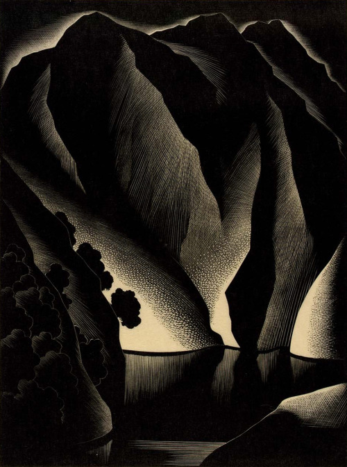Paul Landacre - Tuonela - 1934
