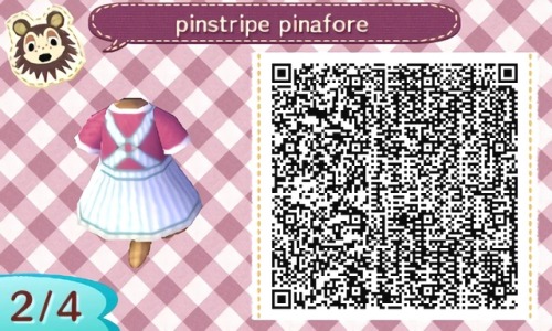 Here’s a cute pinstripe pinafore dress with flowers in the pockets. Enjoy! ♡ 